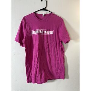 Fearless Leader Tee shirt Woman's L